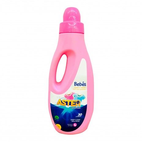 Deterg. roupa liquido manual aster 1,4l bebe