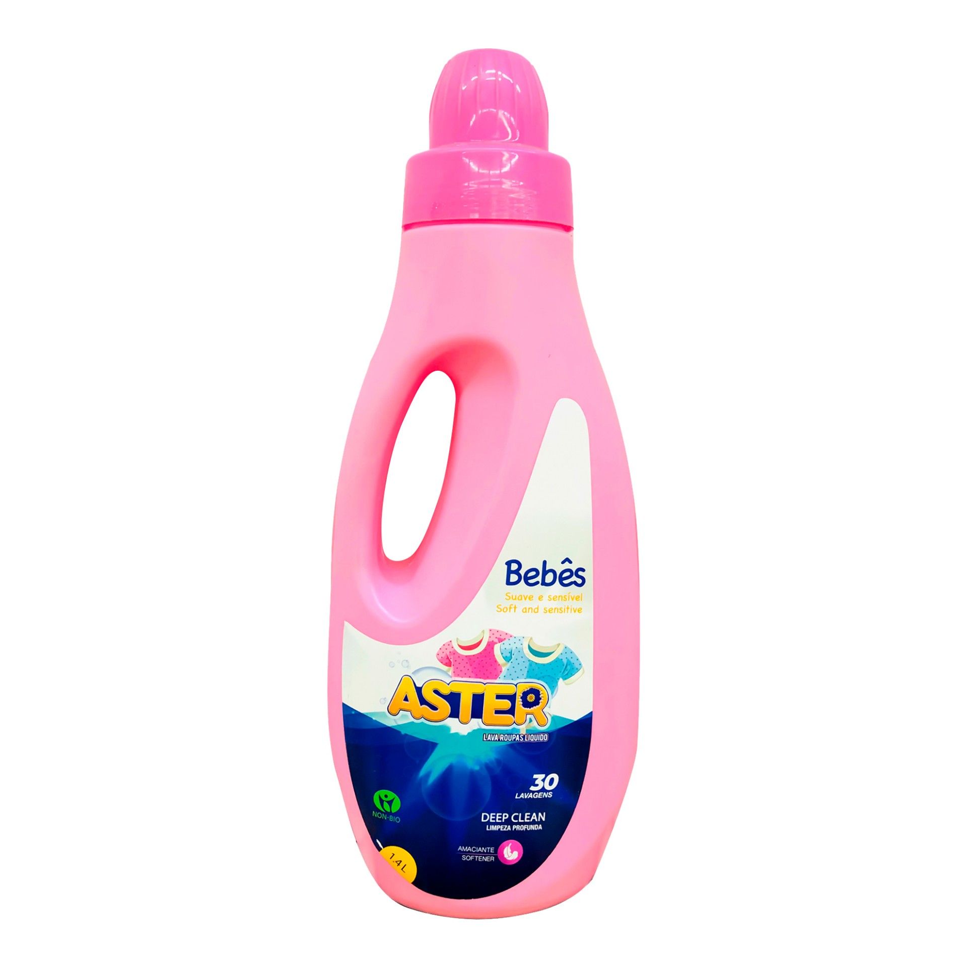 Deterg. roupa liquido manual aster 1,4l bebe