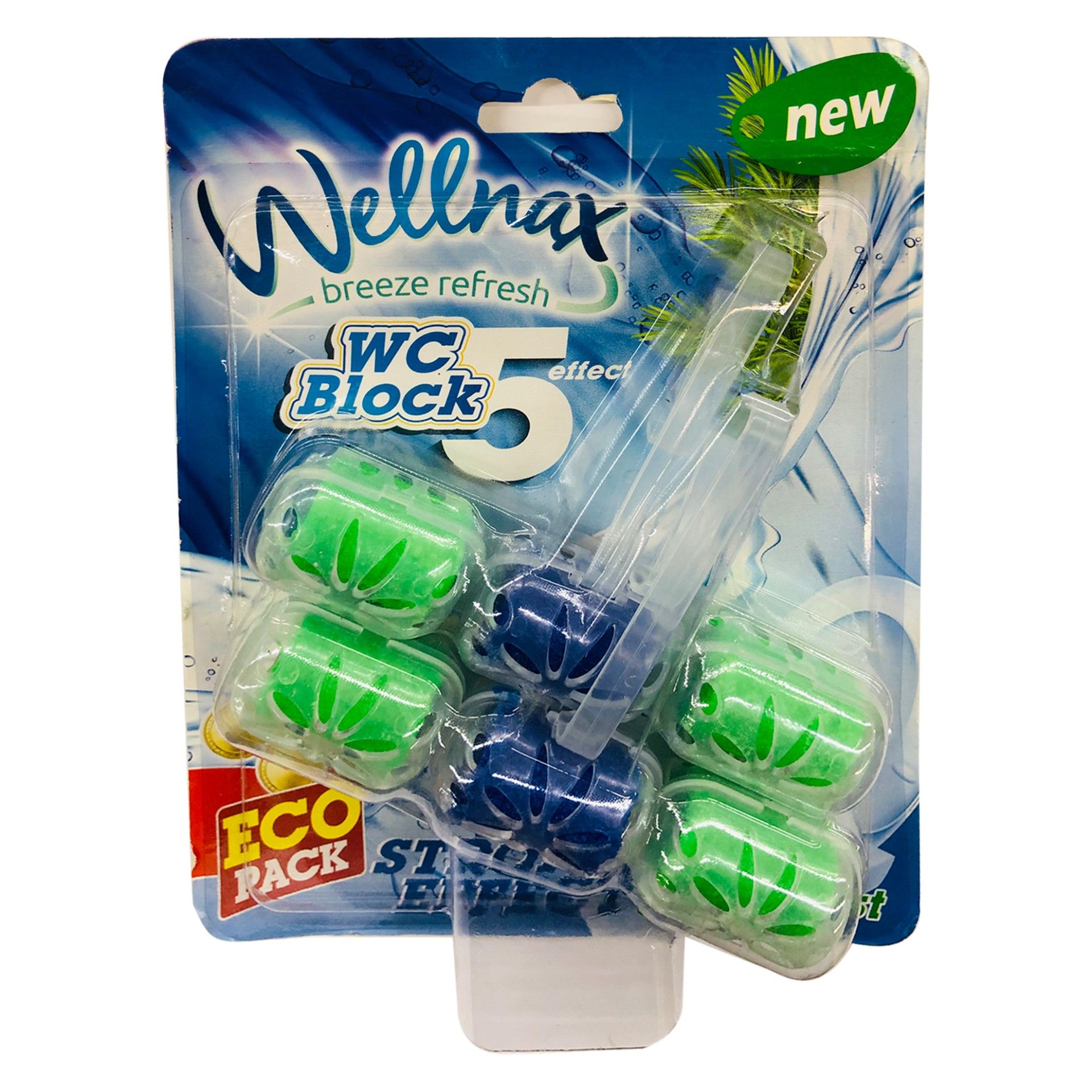 Bloco sanitario wellnax 2x57gr pinho