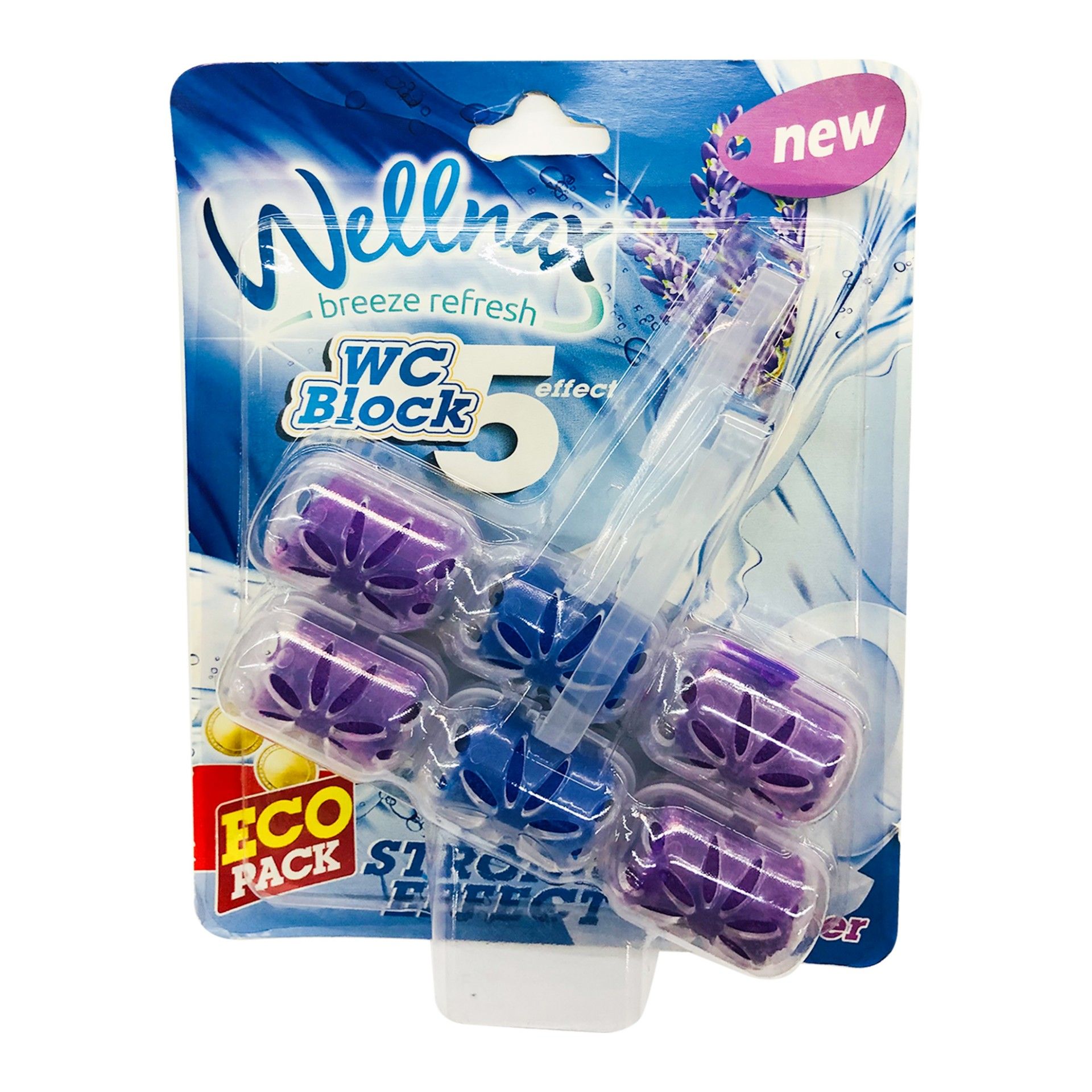 Bloco sanitario wellnax 2x57gr lavanda