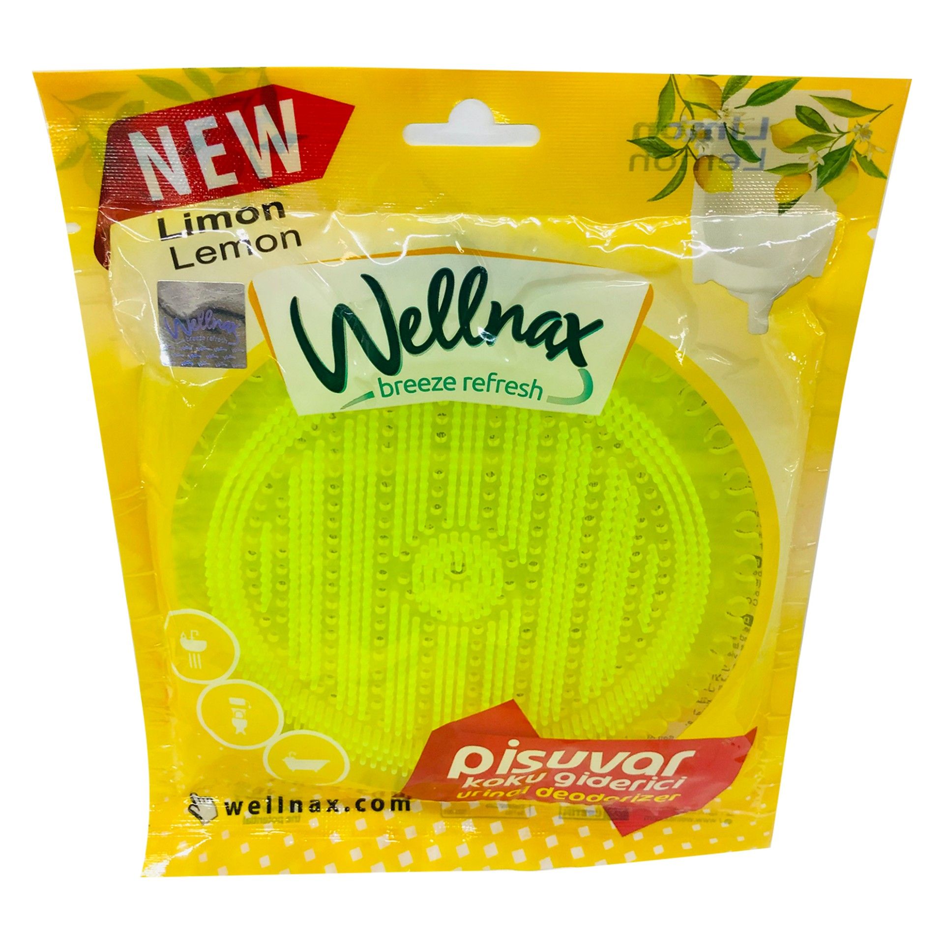 Bloco p/urinol wellnax 50gr limao